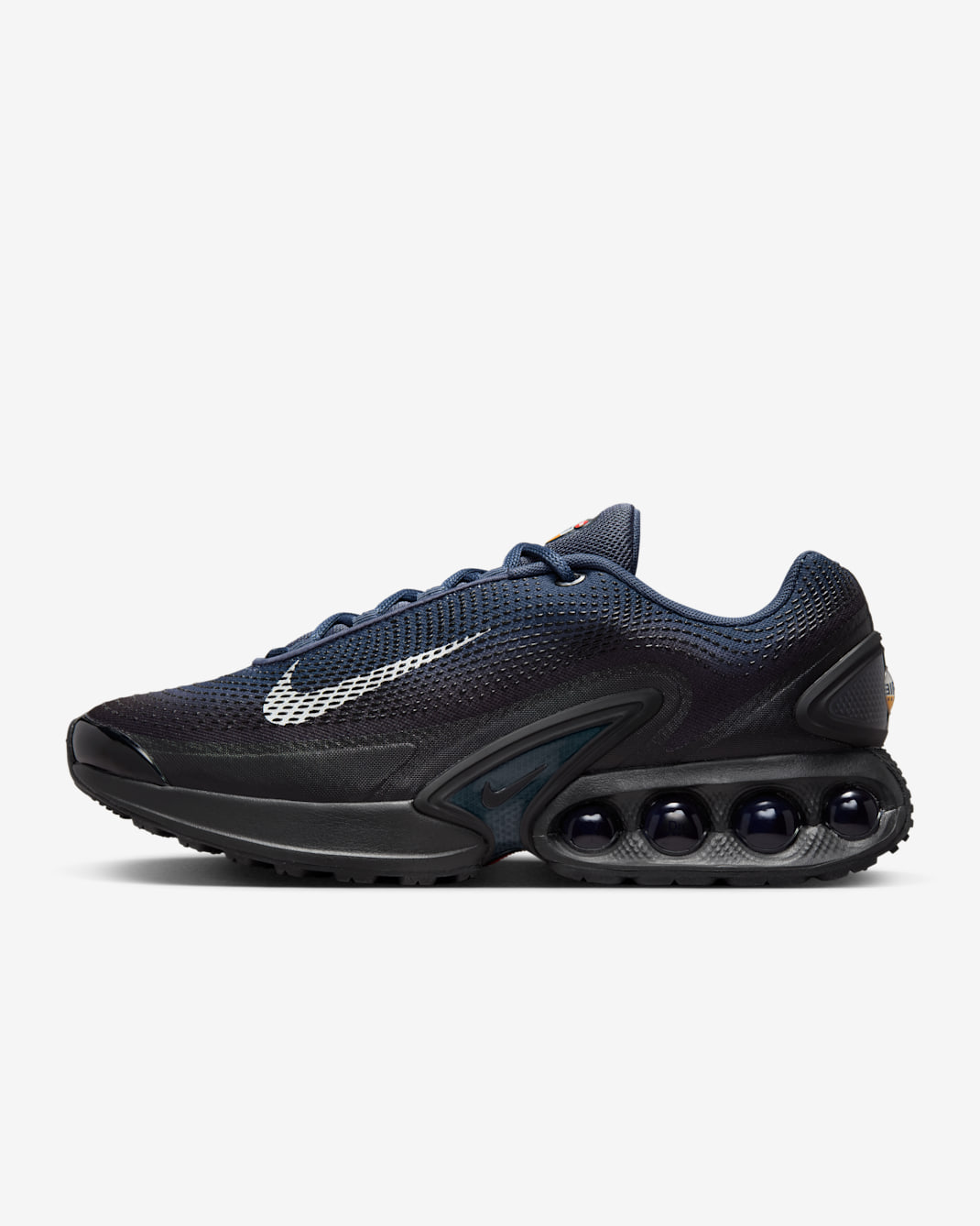 Sko Nike Air Max Dn för män - Thunder Blue/Svart/Vit/Metallic Silver