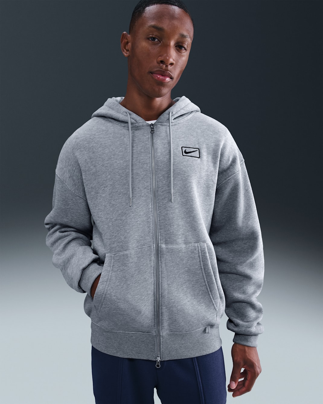 Nike Sportswear hettejakke til herre - Dark Grey Heather