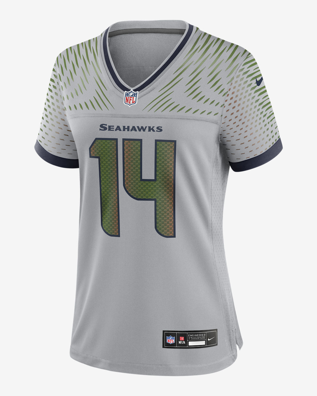Jersey Nike de la NFL Game para mujer Sam Darnold Seattle Seahawks Rivalries Collection - Gris