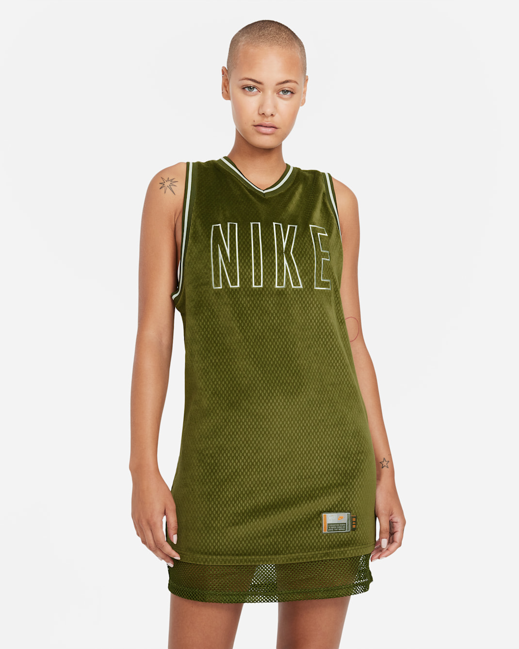 Serena Williams Design Crew Women's Tennis Jersey Dress - Rough Green/Seafoam