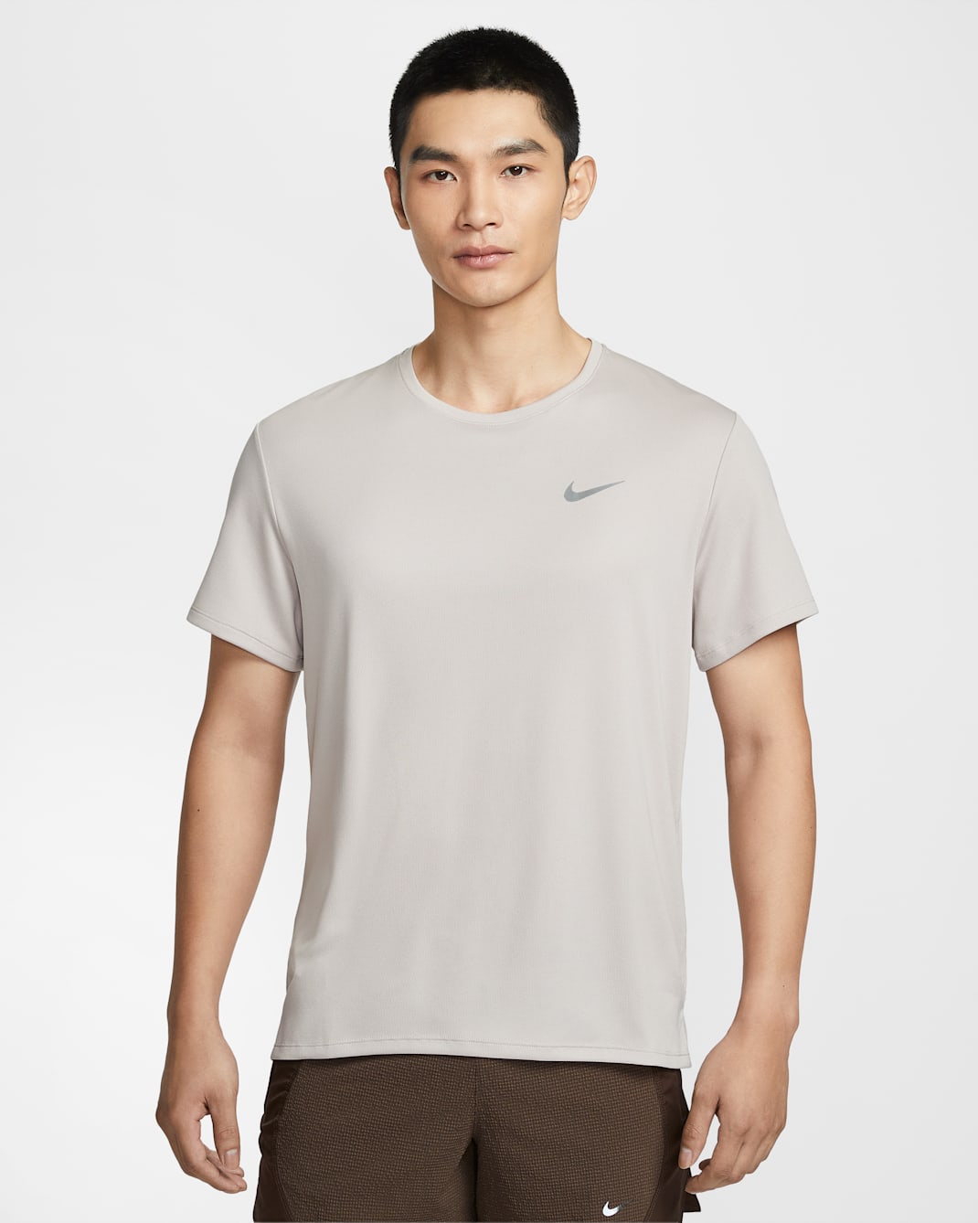 Nike Dri-FIT UV Miler Men's Short-Sleeve Running Top - Moon Particle