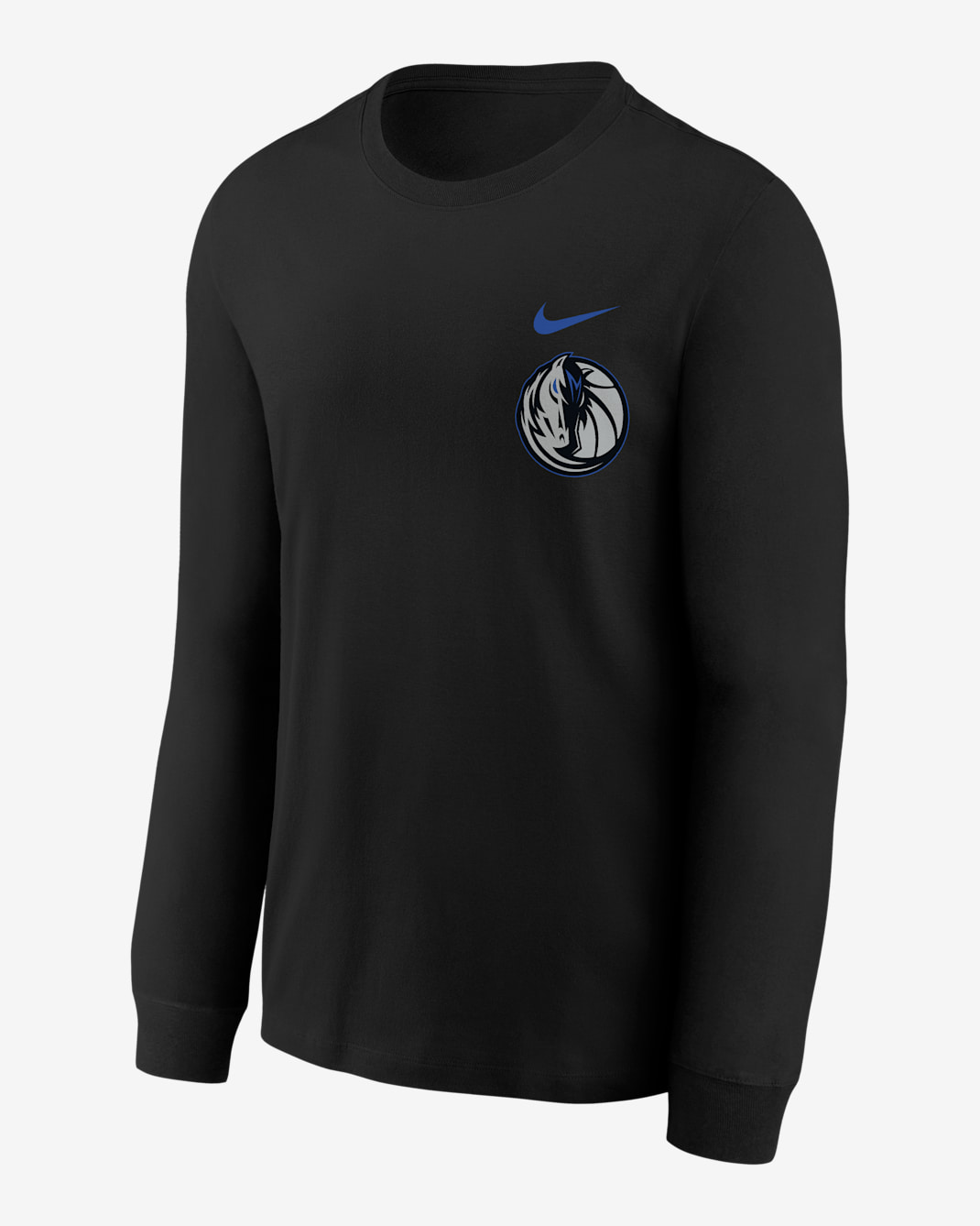 Dallas Mavericks Essential City Edition Big Kids' Long-Sleeve T-Shirt - Black