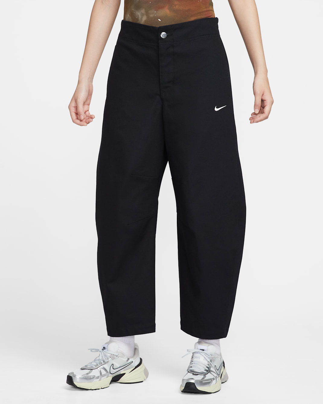 ナイキ スポーツウェア ウィメンズ バレルパンツ - ブラック/セイル