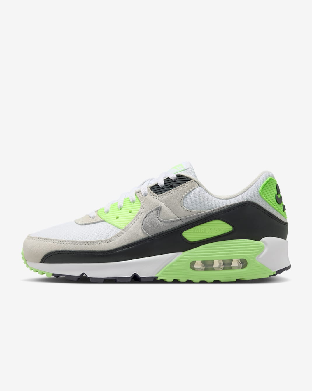 Nike Air Max 90 Men's Shoes - White/Light Bone/Neutral Olive/Cave Stone