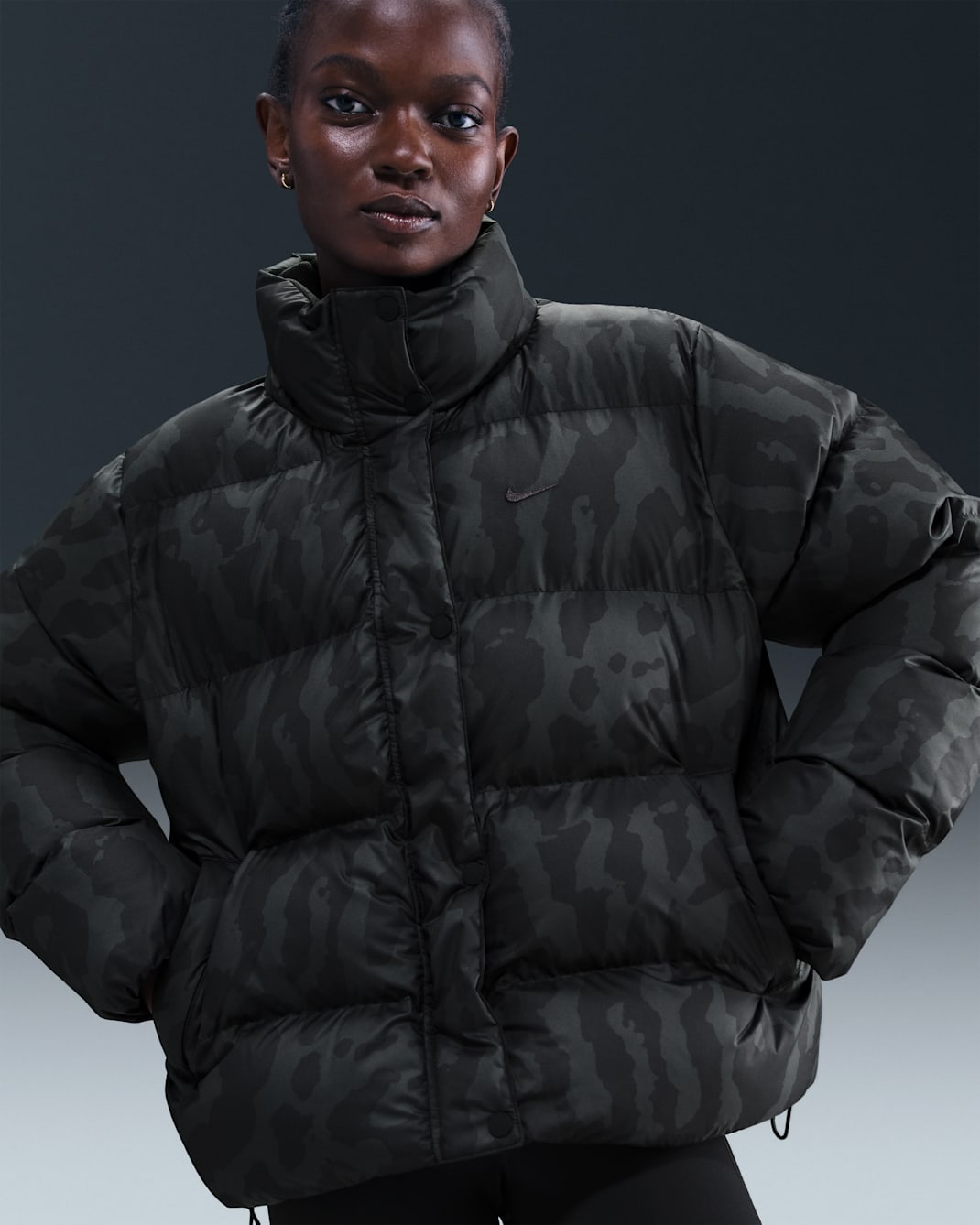 Nike Sportswear Women's Therma-FIT Puffer - Black/Black