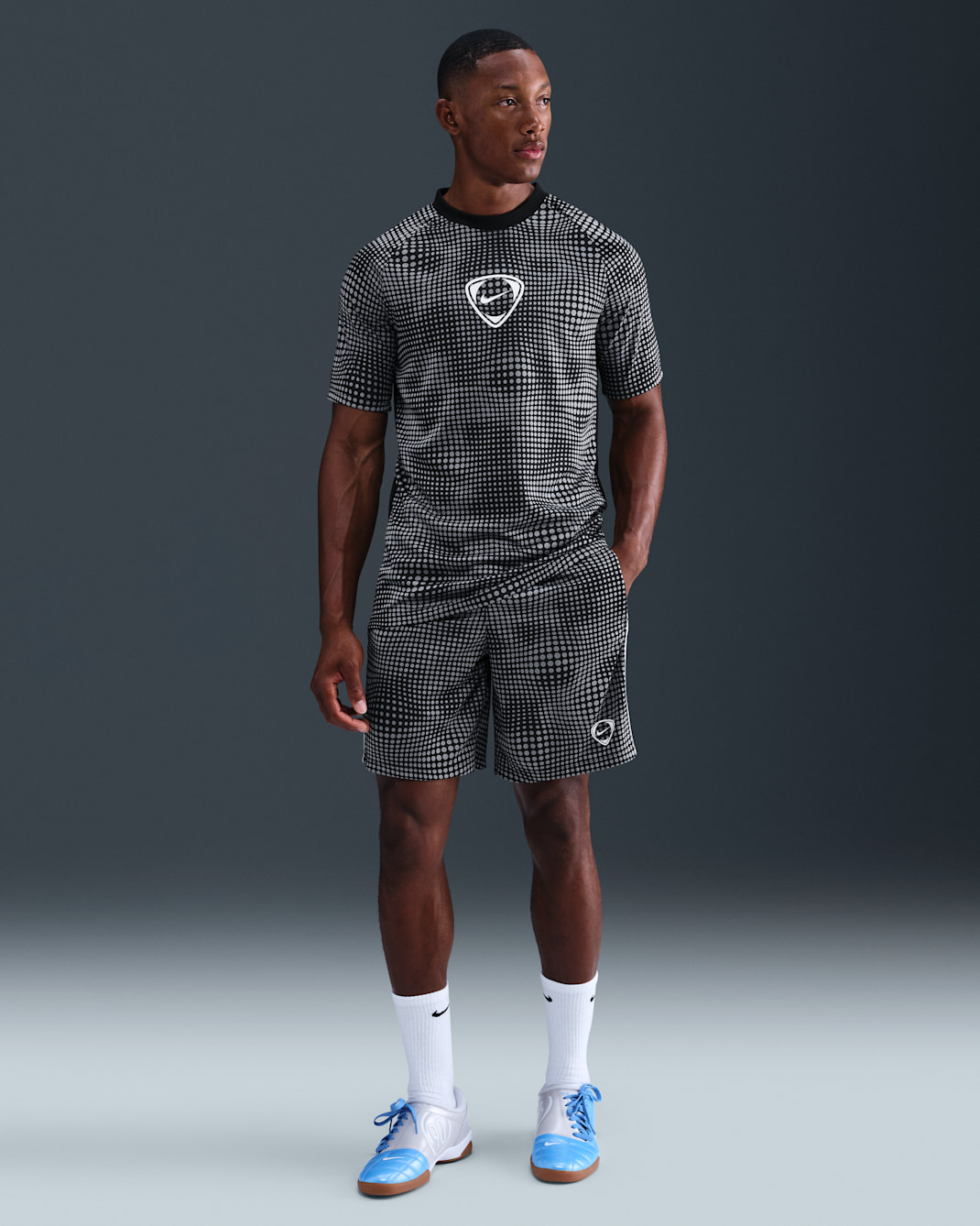 Nike Academy+ Pantalons curts de futbol Dri-FIT - Home - Negre/Negre/Blanc/Blanc