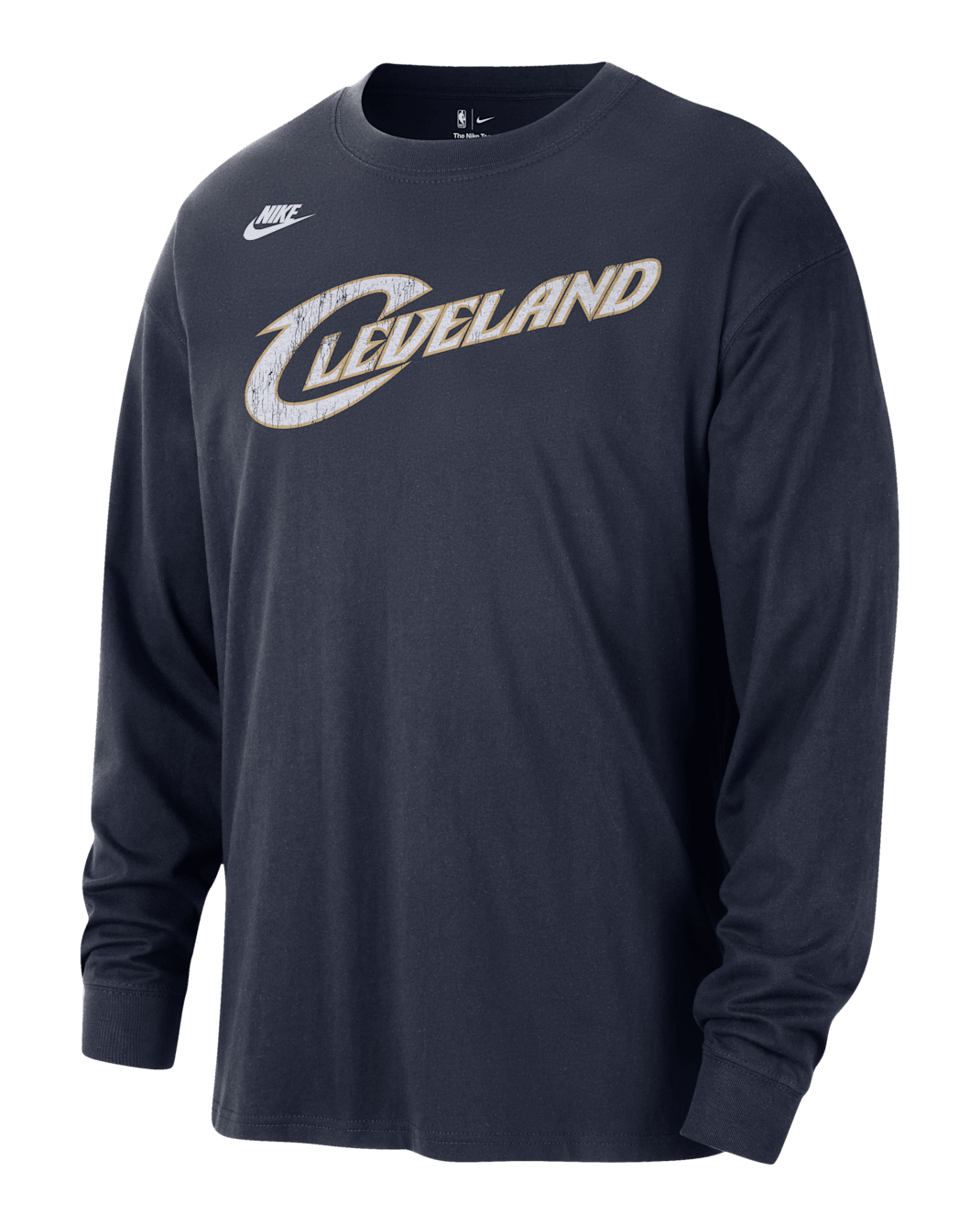 Cleveland Cavaliers Hardwood Classic Essential Men's Nike NBA Long-Sleeve T-Shirt - College Navy