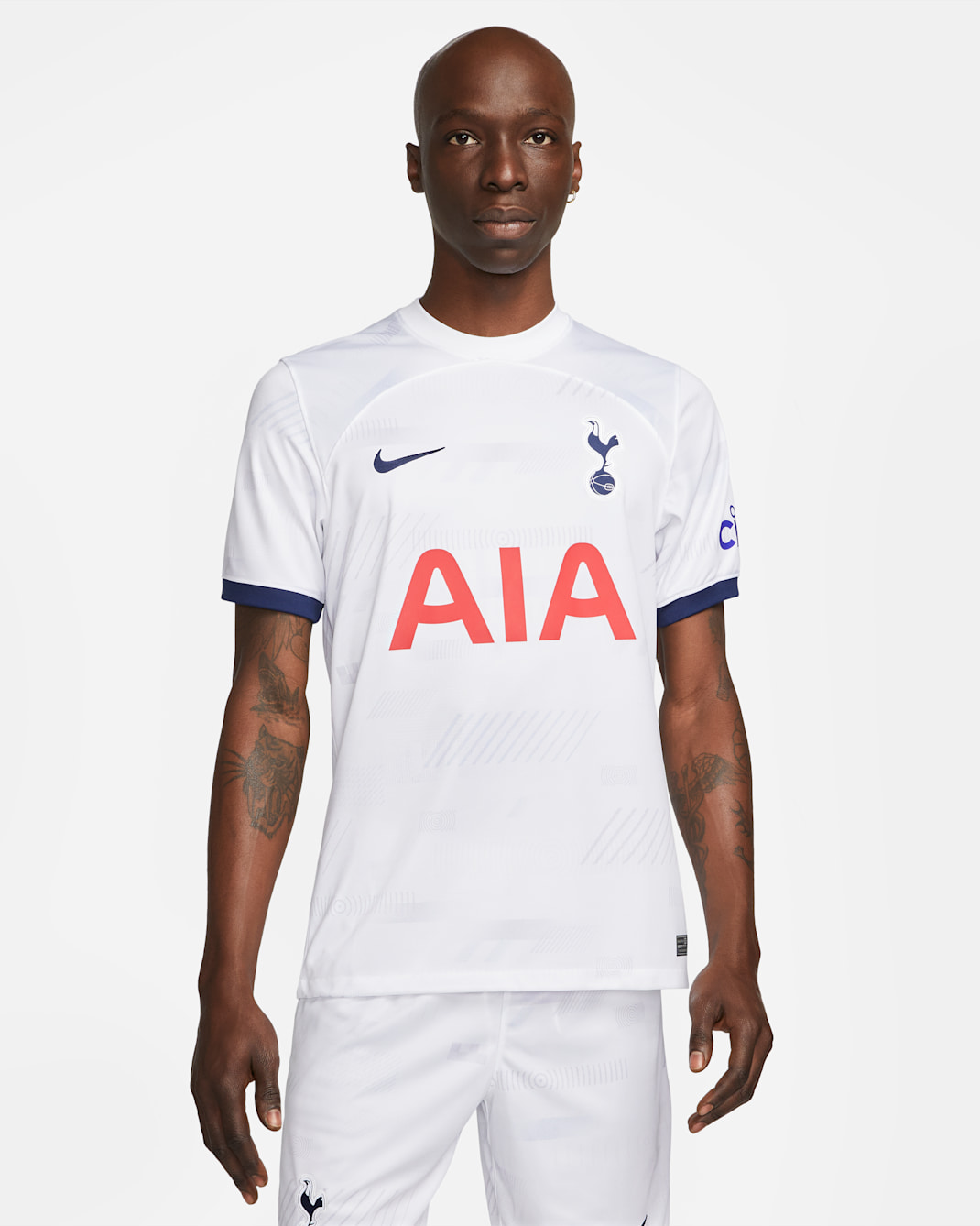 เสื้อแข่งฟุตบอลผู้ชาย Nike Dri-FIT Tottenham Hotspur 2023/24 Stadium Home - ขาว/Binary Blue