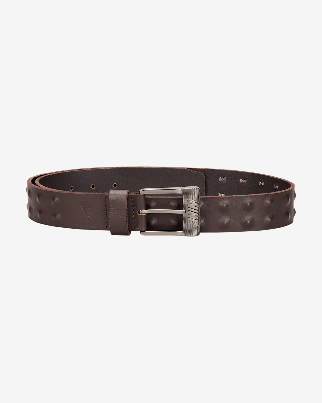 Cinturón tachonado para hombre Nike - Marrón