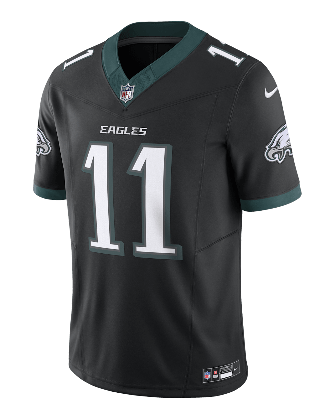 A.J. Brown Philadelphia Eagles Men's Nike Dri-FIT NFL Limited Football Jersey - Black