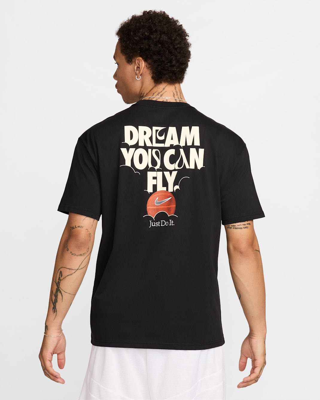 Nike Men's Max90 Basketball T-Shirt - Black