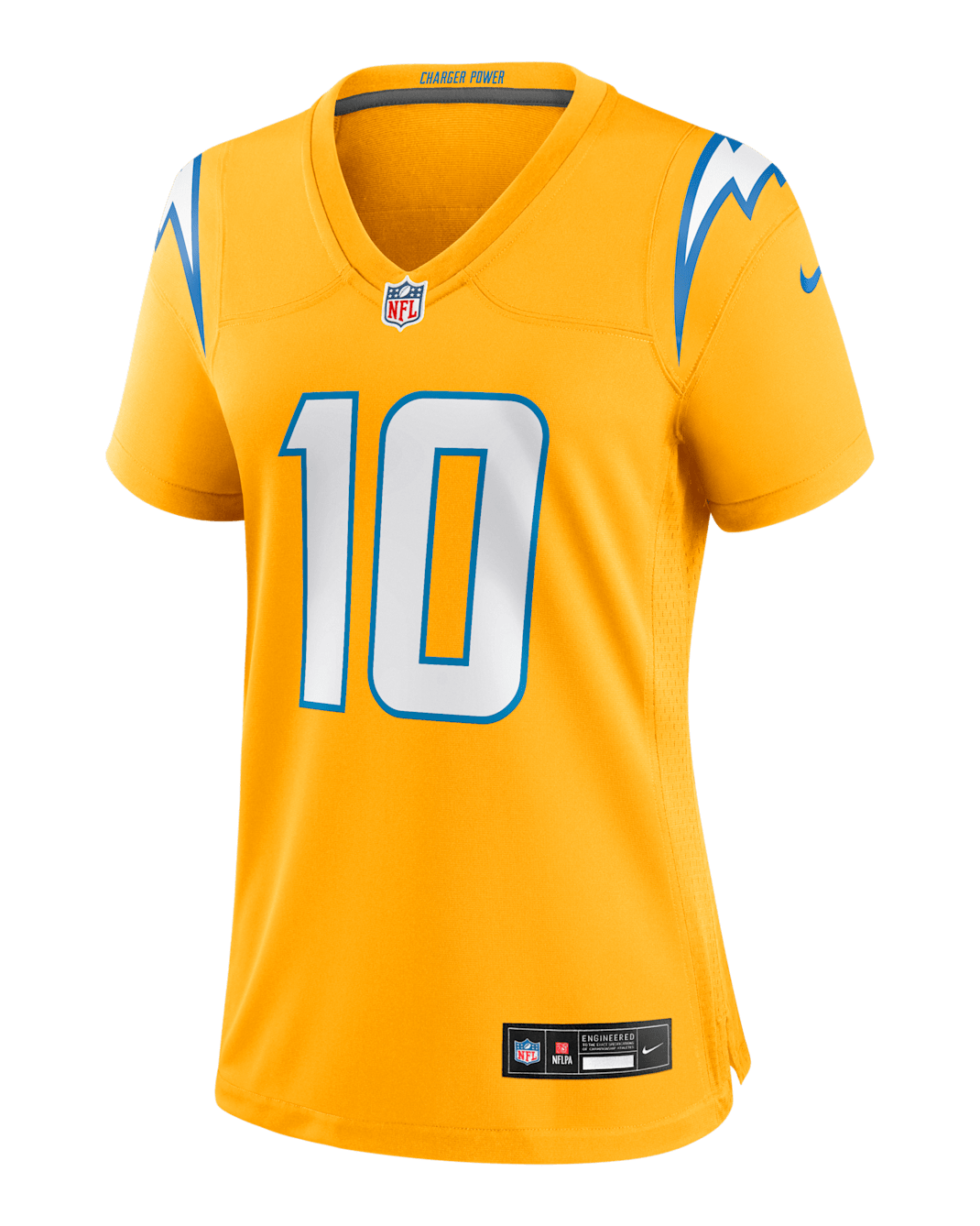 Justin Herbert Los Angeles Chargers Women’s Nike NFL Game Jersey - Gold