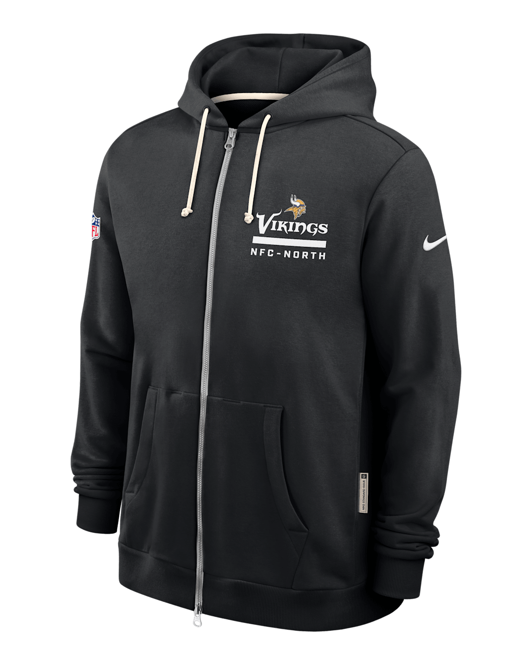 Minnesota Vikings Utility Player Sideline Men's Nike Dri-FIT NFL Full-Zip Hoodie - Black