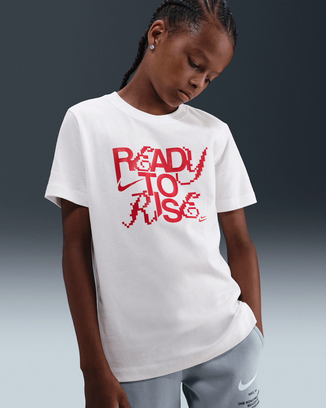 Nike Sportswear Big Kids' T-Shirt - White