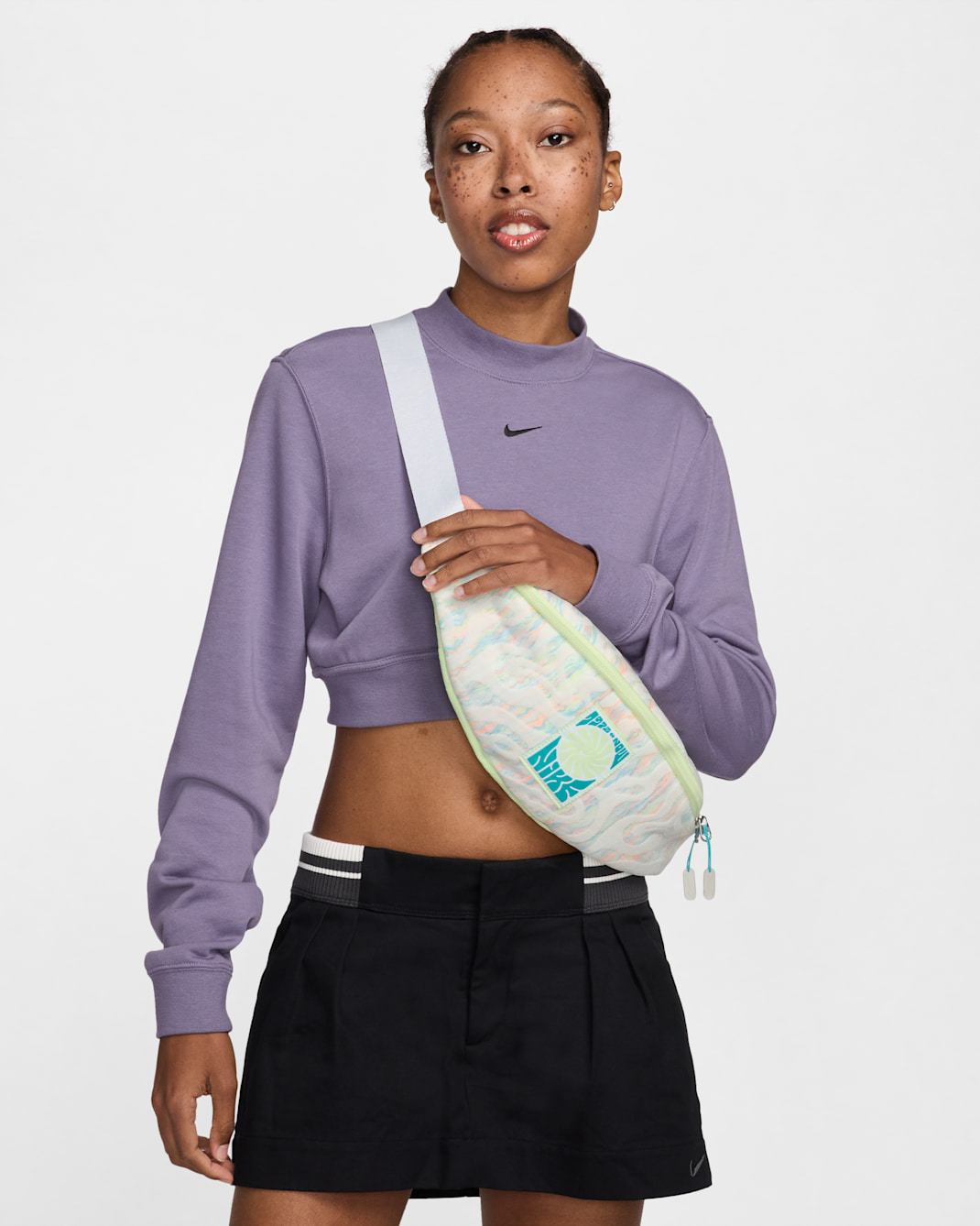 Nike Heritage 腰包 (3 公升) - 白色/Barely Volt/Dusty Cactus