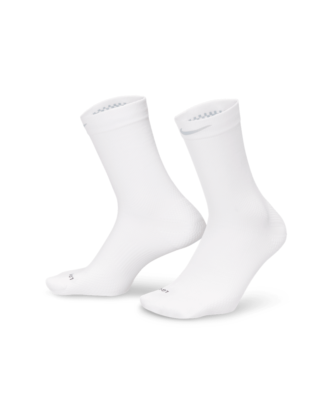 Nike 跑步輕量中筒襪 (1 雙) - 白色/黑色/Pure Platinum