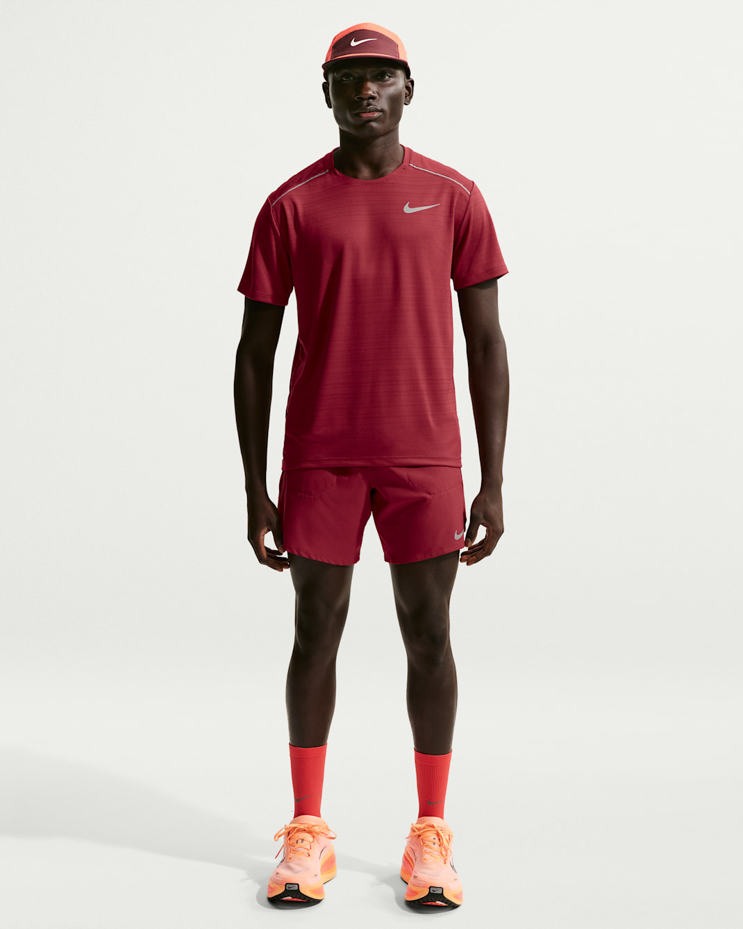 Nike Stride Men's Dri-FIT 18cm (approx.) Briefs-Lined Running Shorts - Team Crimson