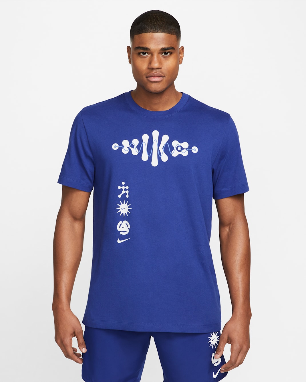 Nike Dri-FIT Wild Run Running T-Shirt - Deep Royal Blue
