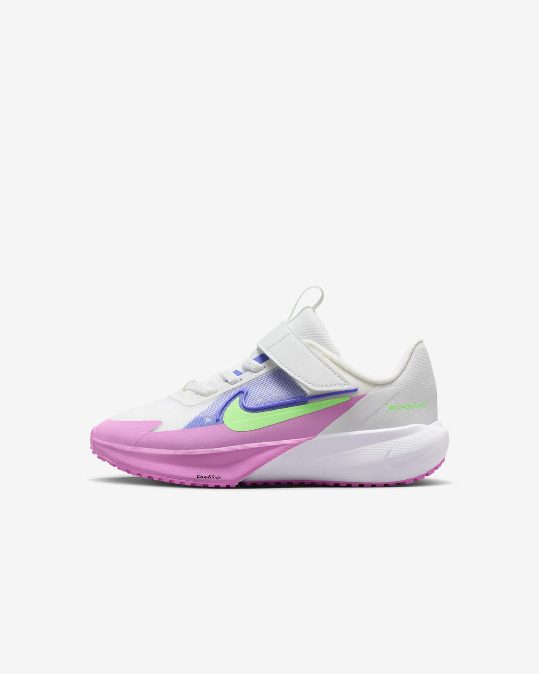 ナイキ ソニック フライ リトルキッズ ランニングシューズ - サミットホワイト/サファイア/ライトマゼンタ/ライムブラスト