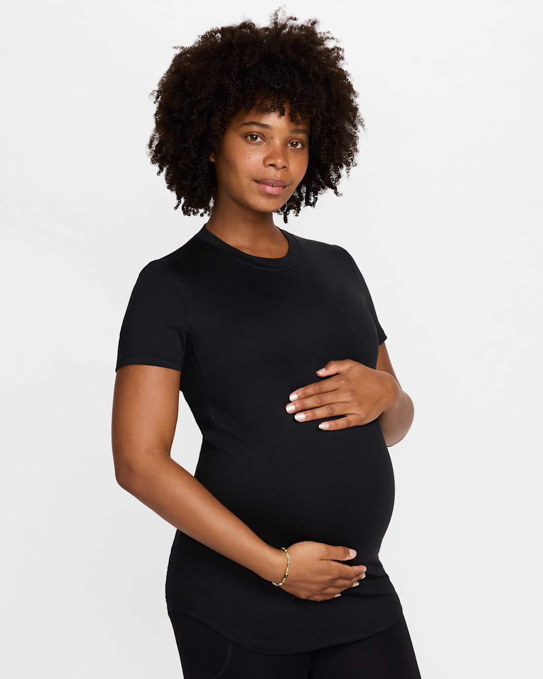 Haut sans manches coupe slim Dri-FIT Nike (M) One pour femme (maternité) - Noir