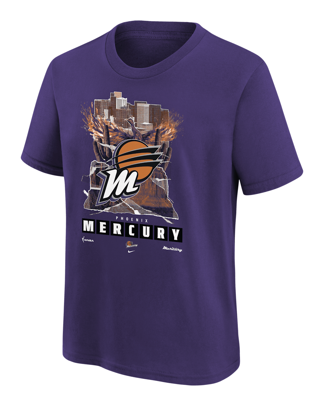 Phoenix Mercury Big Kids' Nike WNBA T-Shirt - New Orchid