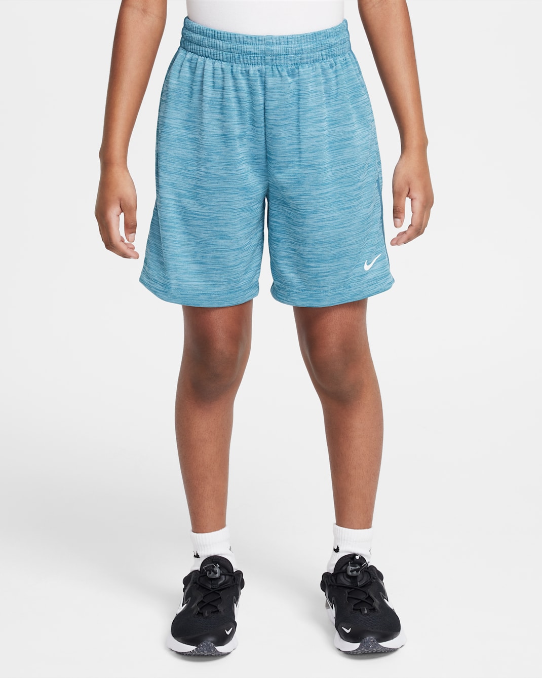 Shorts Dri-FIT para niños talla grande Nike Multi - Azul humeante/Azul militar claro/Azul humeante/Blanco