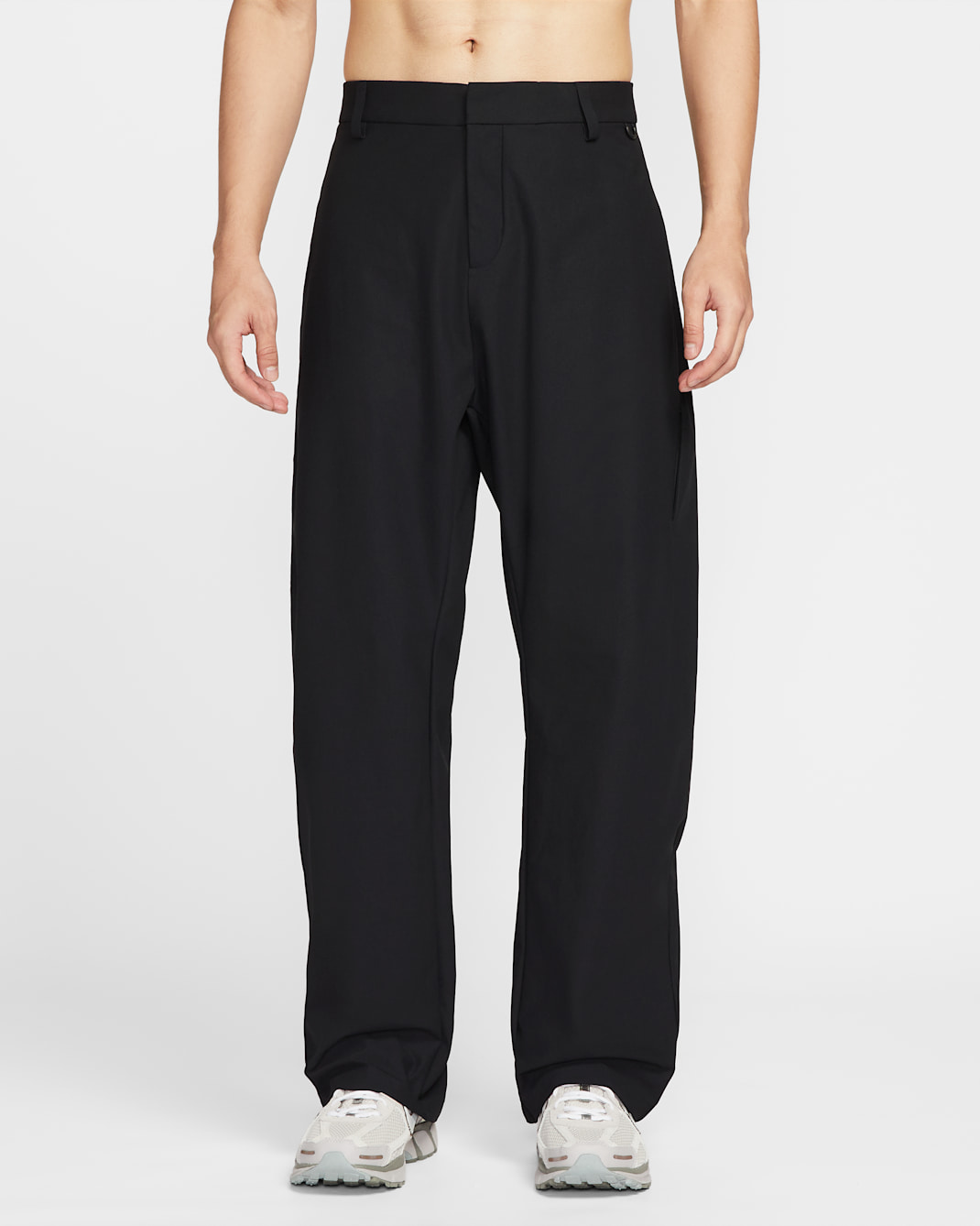 나이키 24.7 퍼펙트스트레치 남성 드라이 핏 UV 루즈 핏 유틸리티 팬츠 - 블랙/다크 스모크 그레이