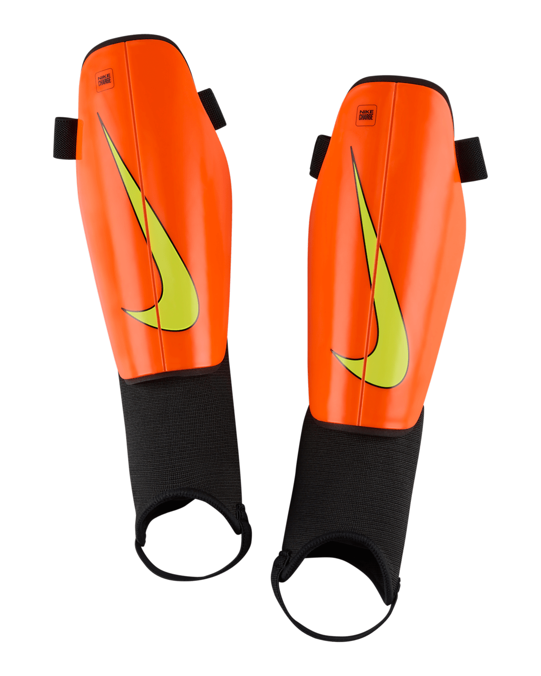 Fotbalové chrániče holení Nike Charge - Hyper Crimson/Černá/Volt