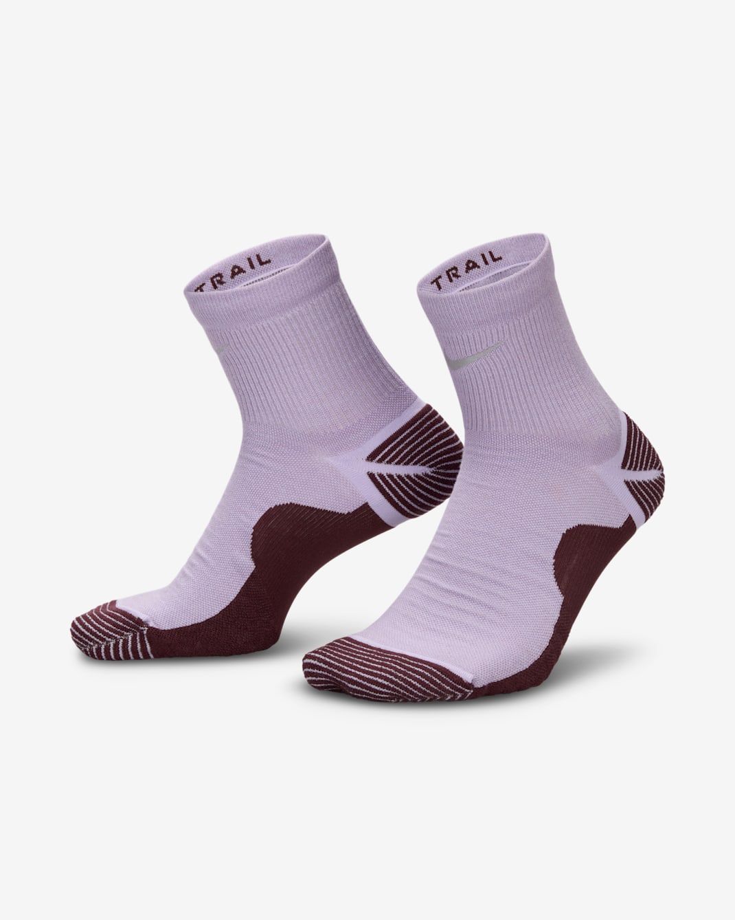 Nike terrengløpesokker - Hydrangeas/Burgundy Crush/Cement Grey/Reflect Silver