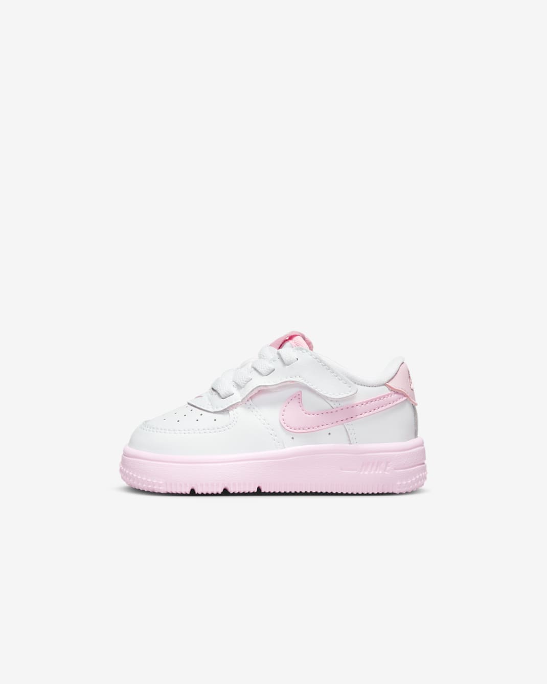 Nike Force 1 Low EasyOn Baby/Toddler Shoes - White/Elemental Pink/Medium Soft Pink/Pink Foam