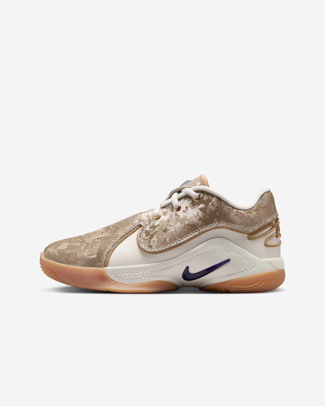 LeBron XXII Big Kids' Basketball Shoes - Pale Ivory/Metallic Gold/Ink