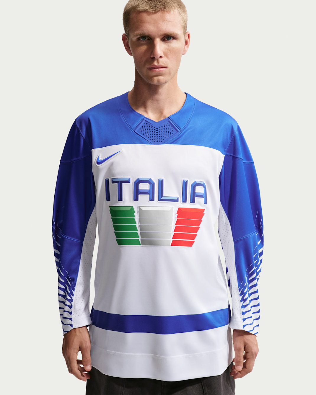 Maglia da hockey Nike "Team Italia" – Uomo - Bianco