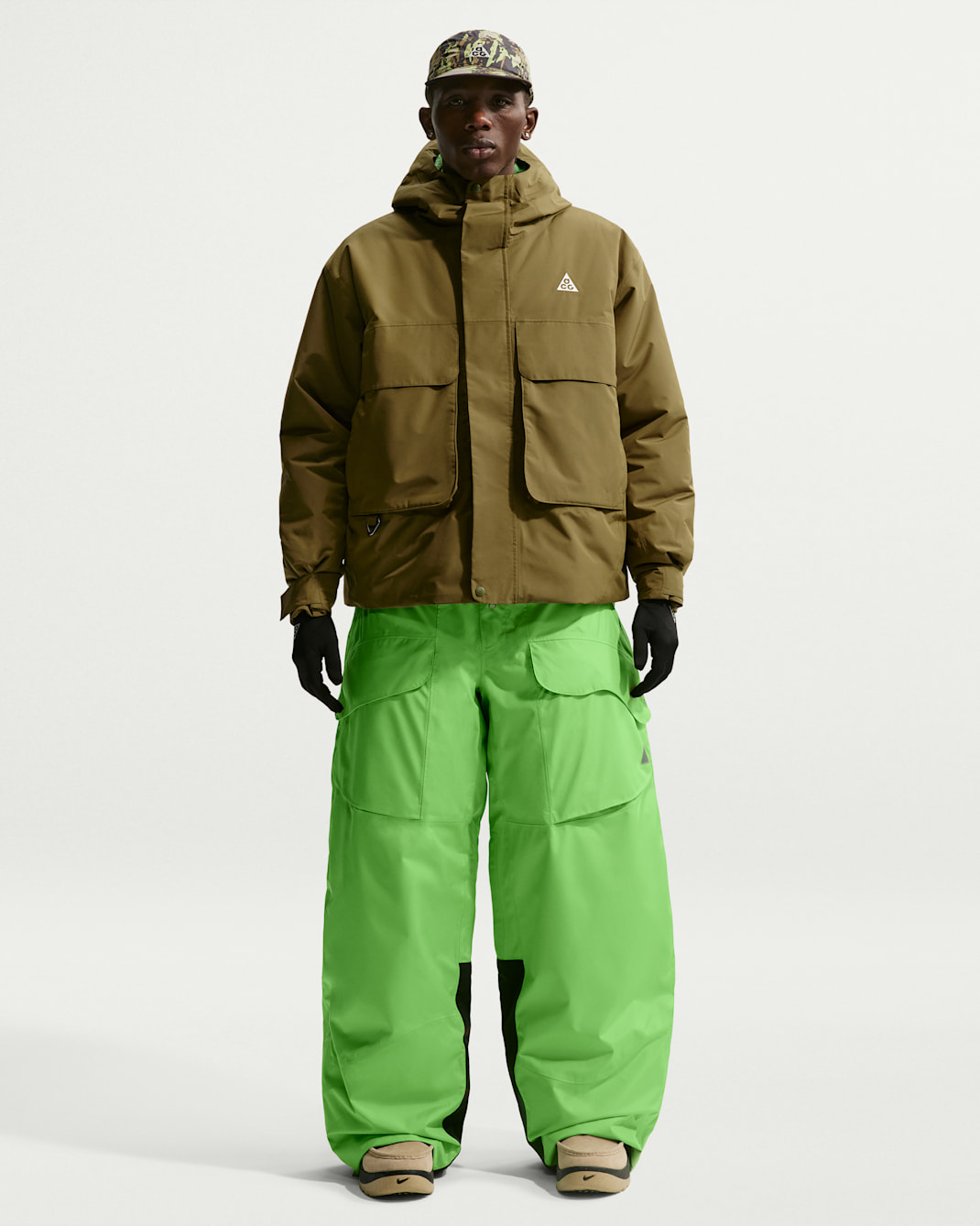 Nike ACG "Skull Peak" Storm-FIT Dolomite Pants - Mean Green/Black/Anthracite/Summit White