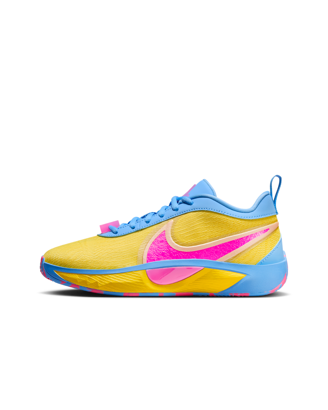 Giannis Freak 6 'Candy Funhouse' Older Kids' Basketball Shoes - University Blue/Lightning/Hyper Pink