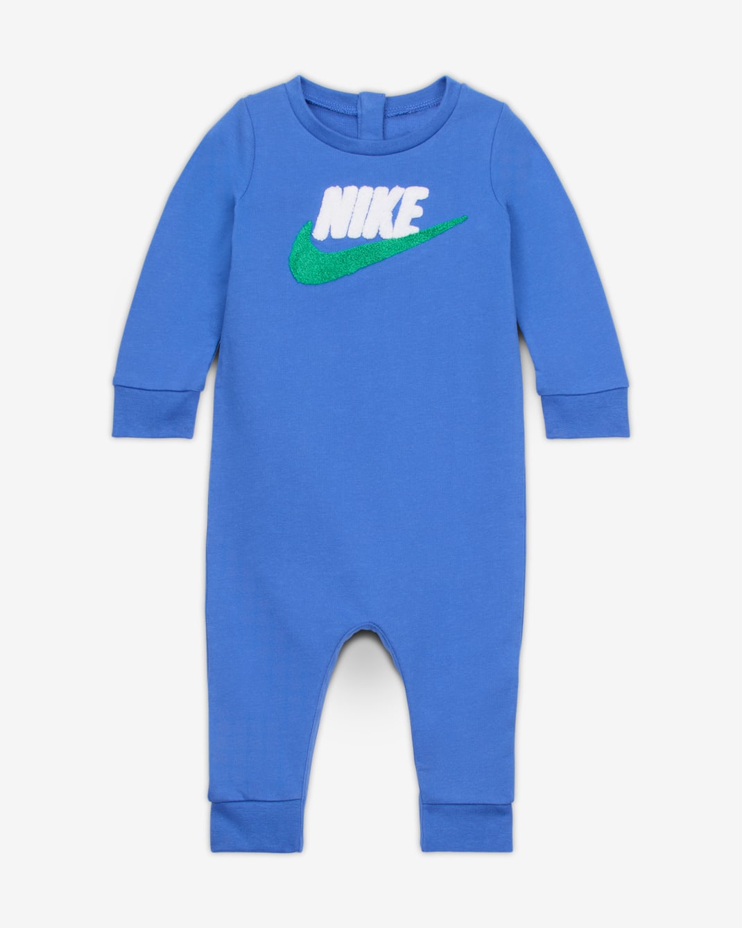 Nike Baby (0–9M) Club Chenille Overalls - Comet Blue