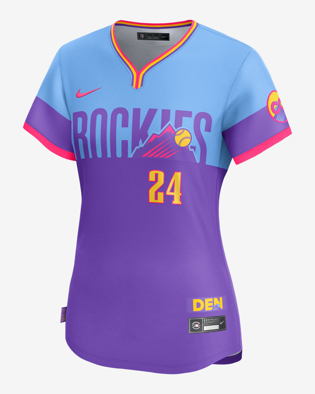 Ryan McMahon Colorado Rockies City Connect Women’s Nike Dri-FIT ADV MLB Limited Jersey - Purple