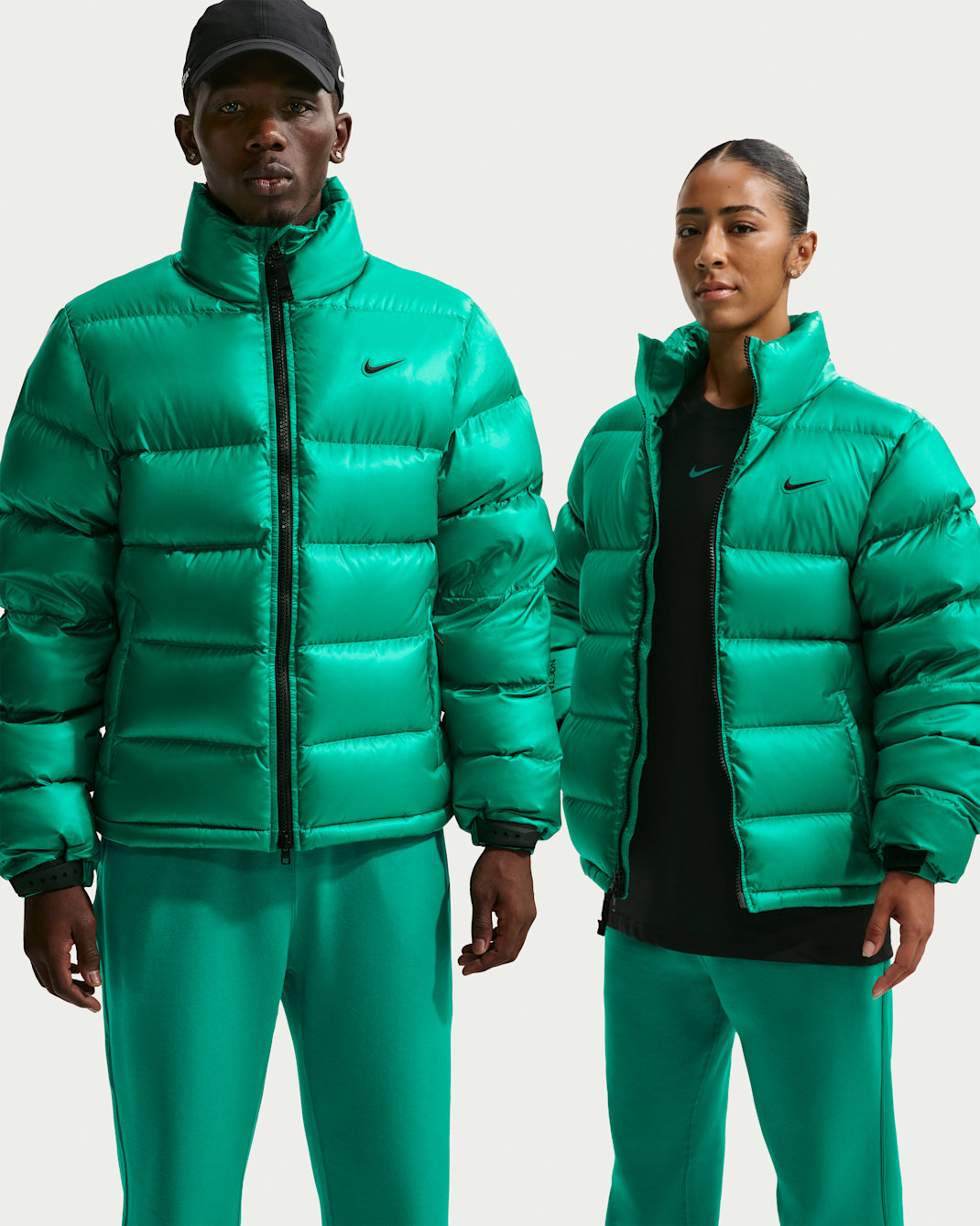 Kurtka puchowa Sunset NOCTA - Neptune Green/Czerń