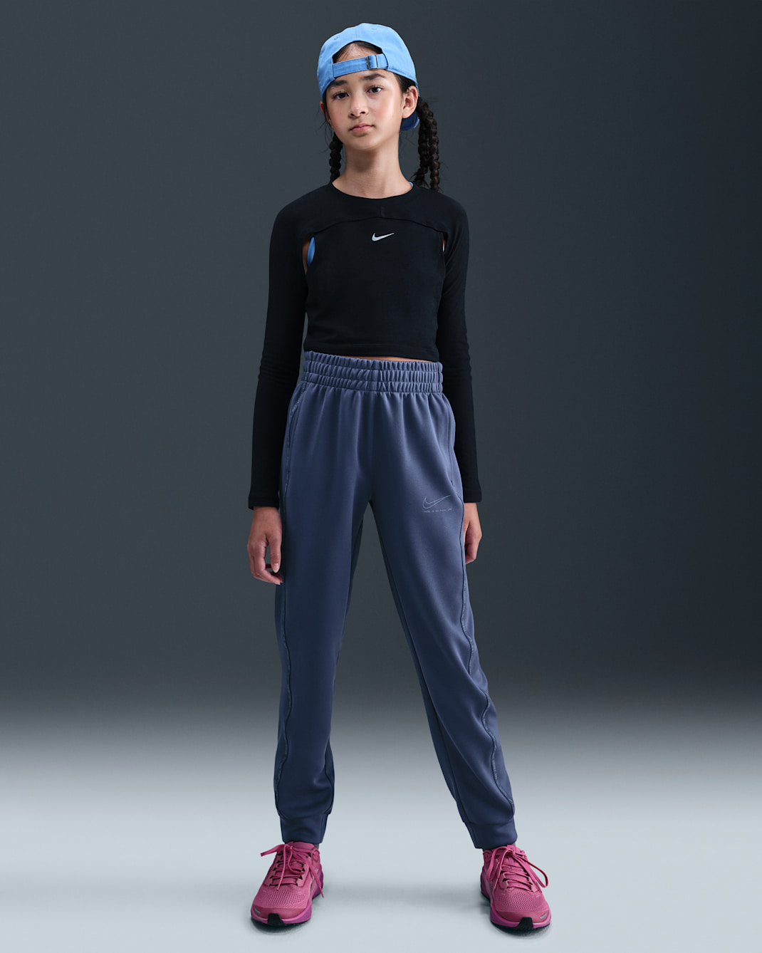 ナイキ スポーツウェア マルチ ジュニア (ボーイズ) Dri-FIT パンツ - サンデッドパープル/ワールドインディゴ/ワールドインディゴ