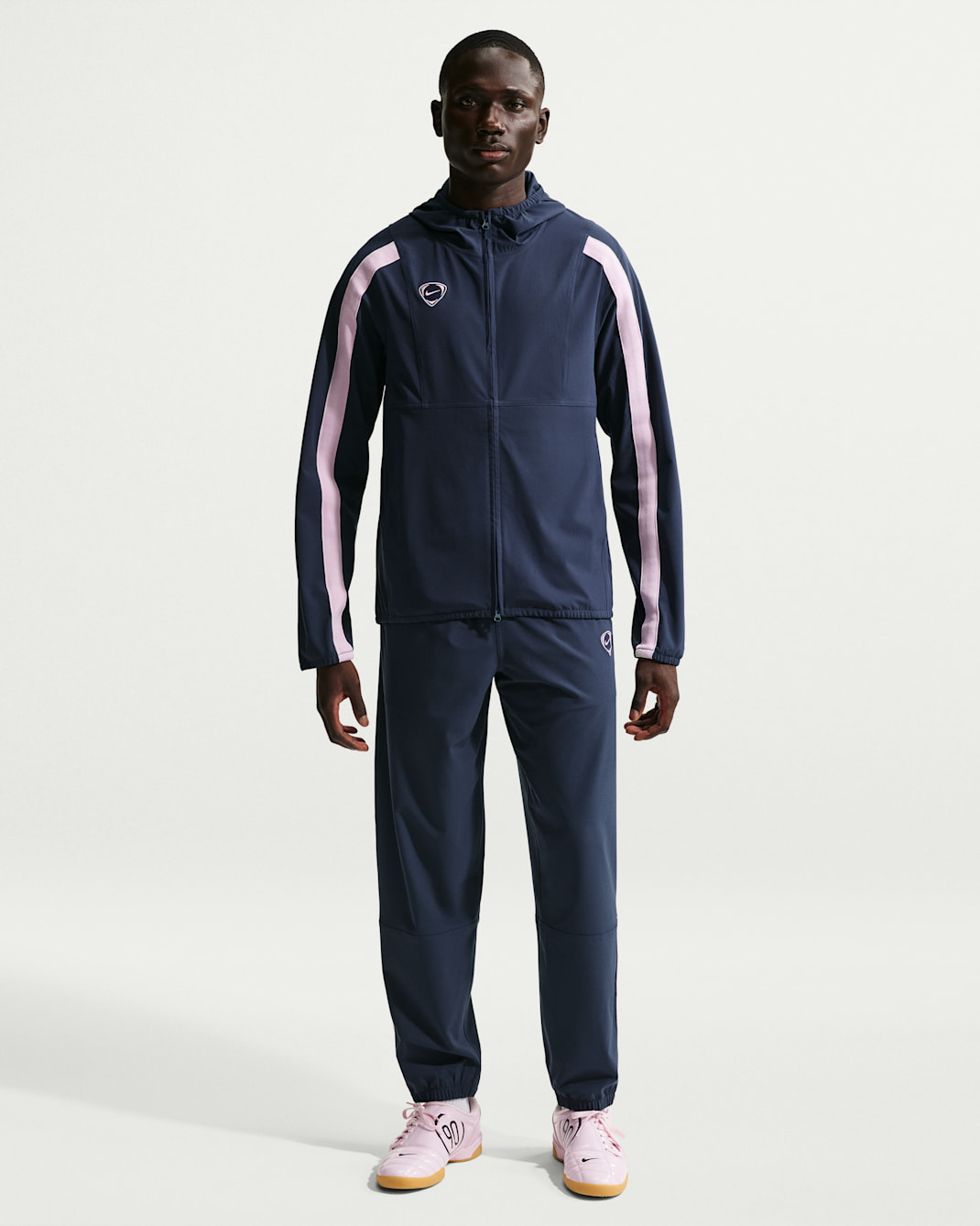 Nike Strike+ Men's Repel Football Pants - Midnight Navy/Midnight Navy/Pink Foam/Pink Foam