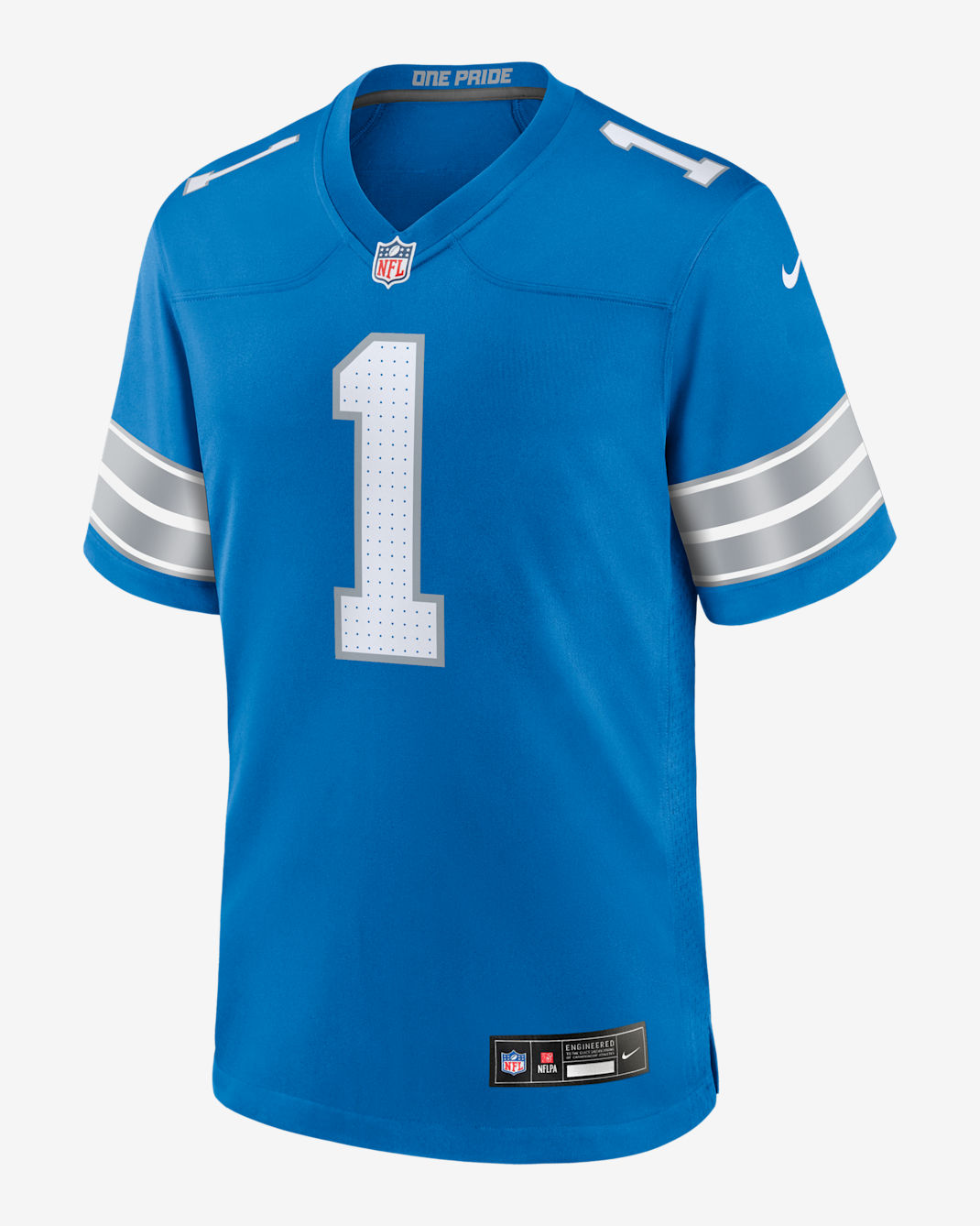 Jameson Williams Detroit Lions Men's Nike NFL Game Jersey - Blue