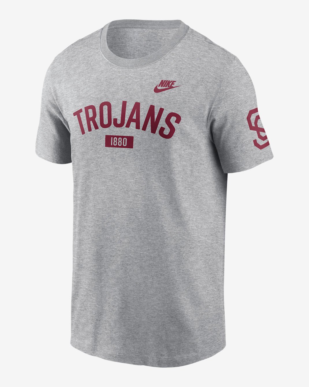 USC Legacy Arch 2-Hit Men's Nike College T-Shirt - Grey
