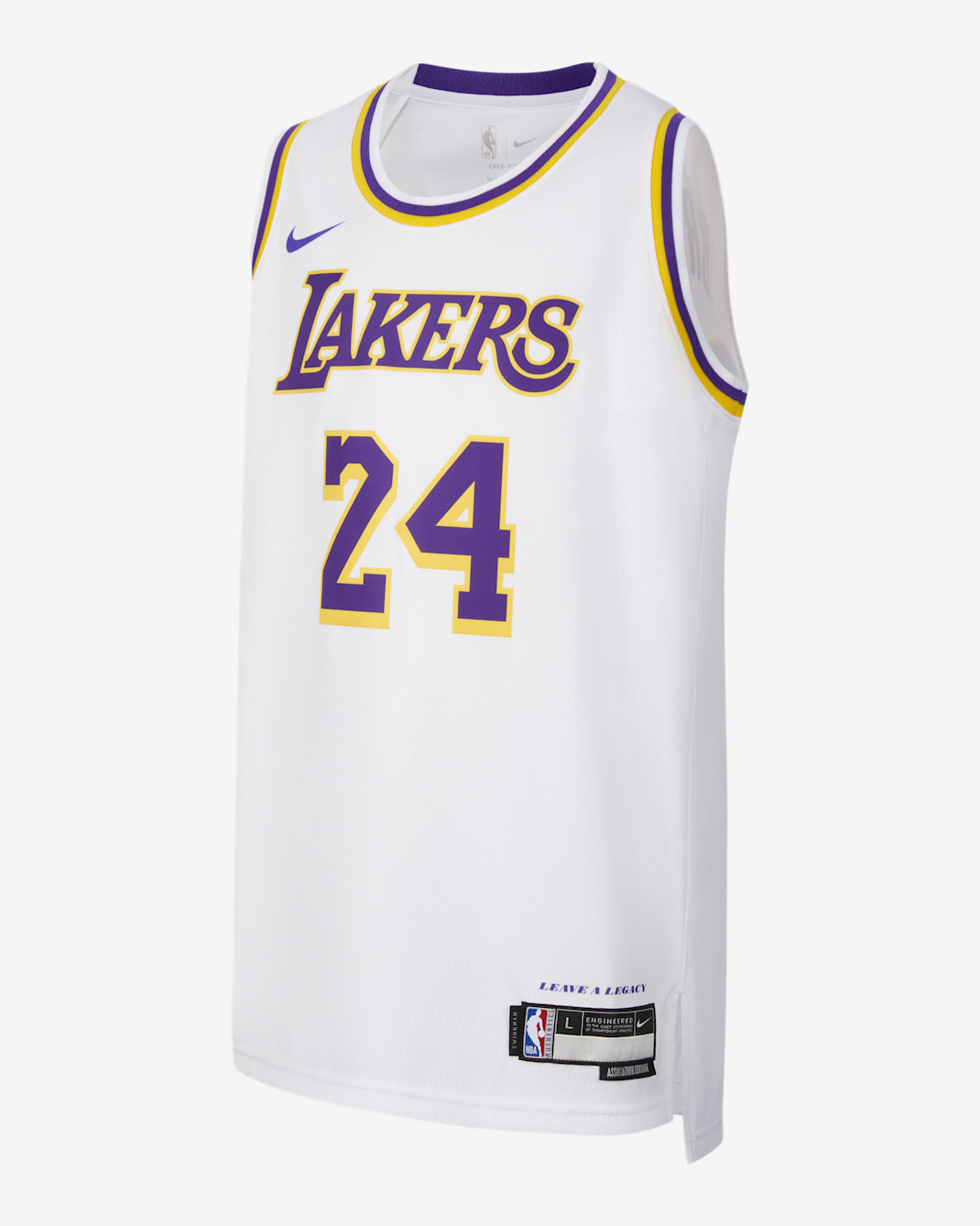 Los Angeles Lakers Association Edition Nike Swingman NBA-jersey voor kids - Wit