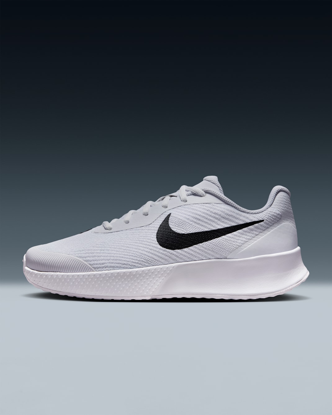 Nike Vapor Lite 3 女款硬地球場網球鞋 - 白色/黑色