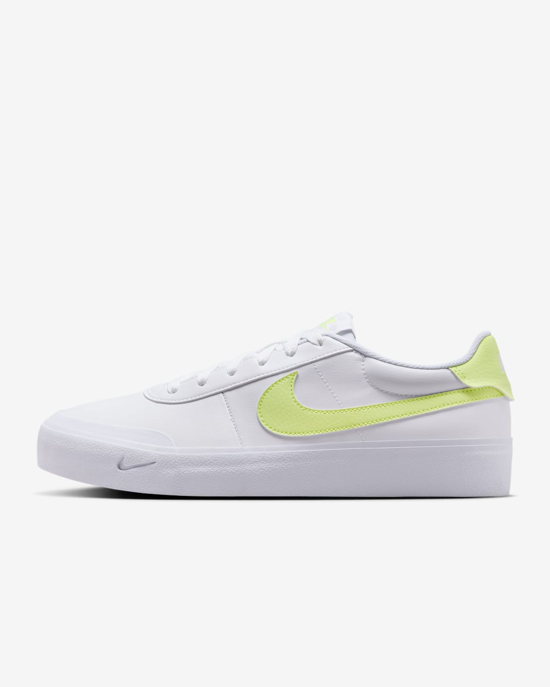 Tenis para hombre Nike Court Shot - Blanco/Toque de limón claro