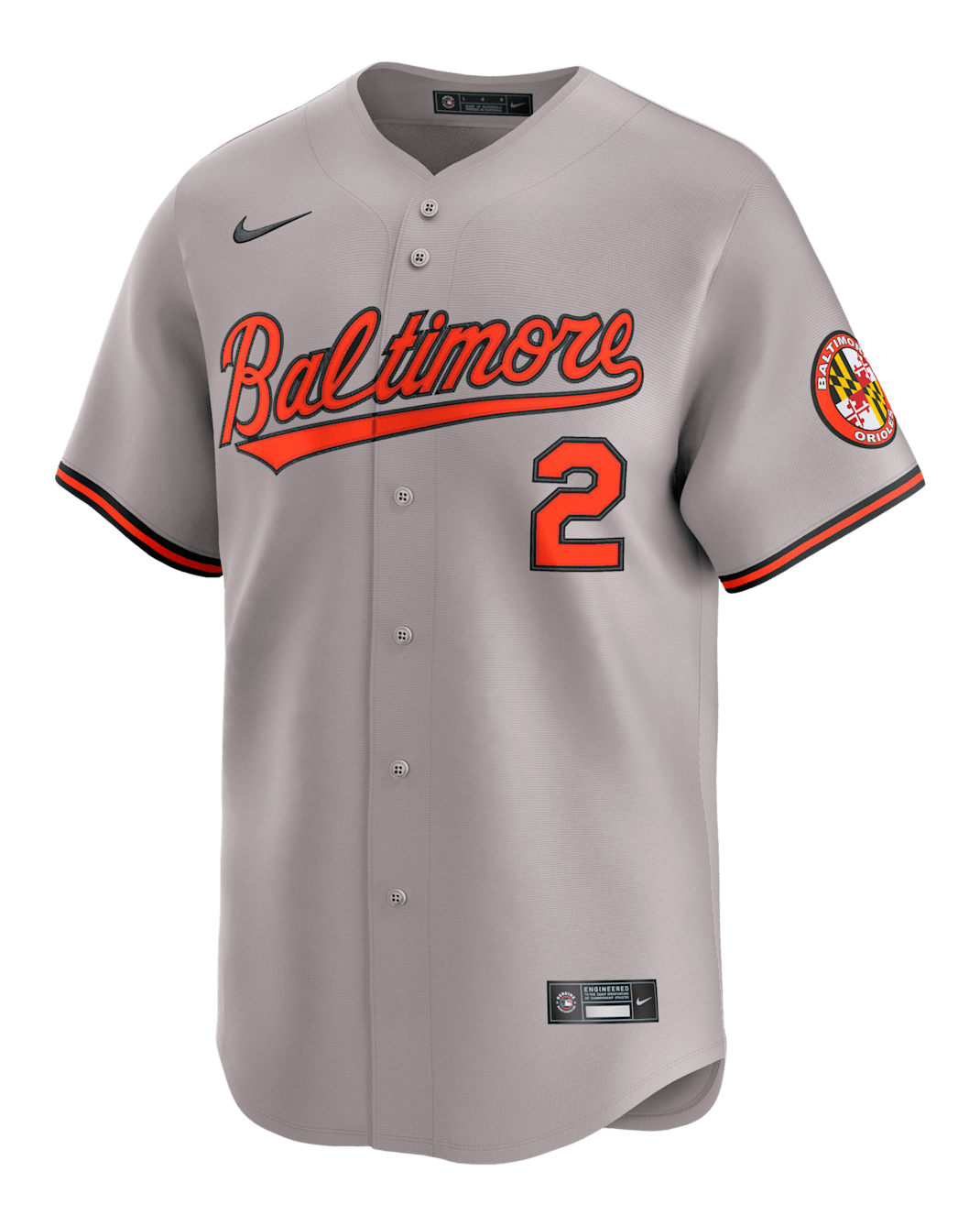 Jersey Nike Dri-FIT ADV de la MLB Limited para hombre Gunnar Henderson Baltimore Orioles - Gris