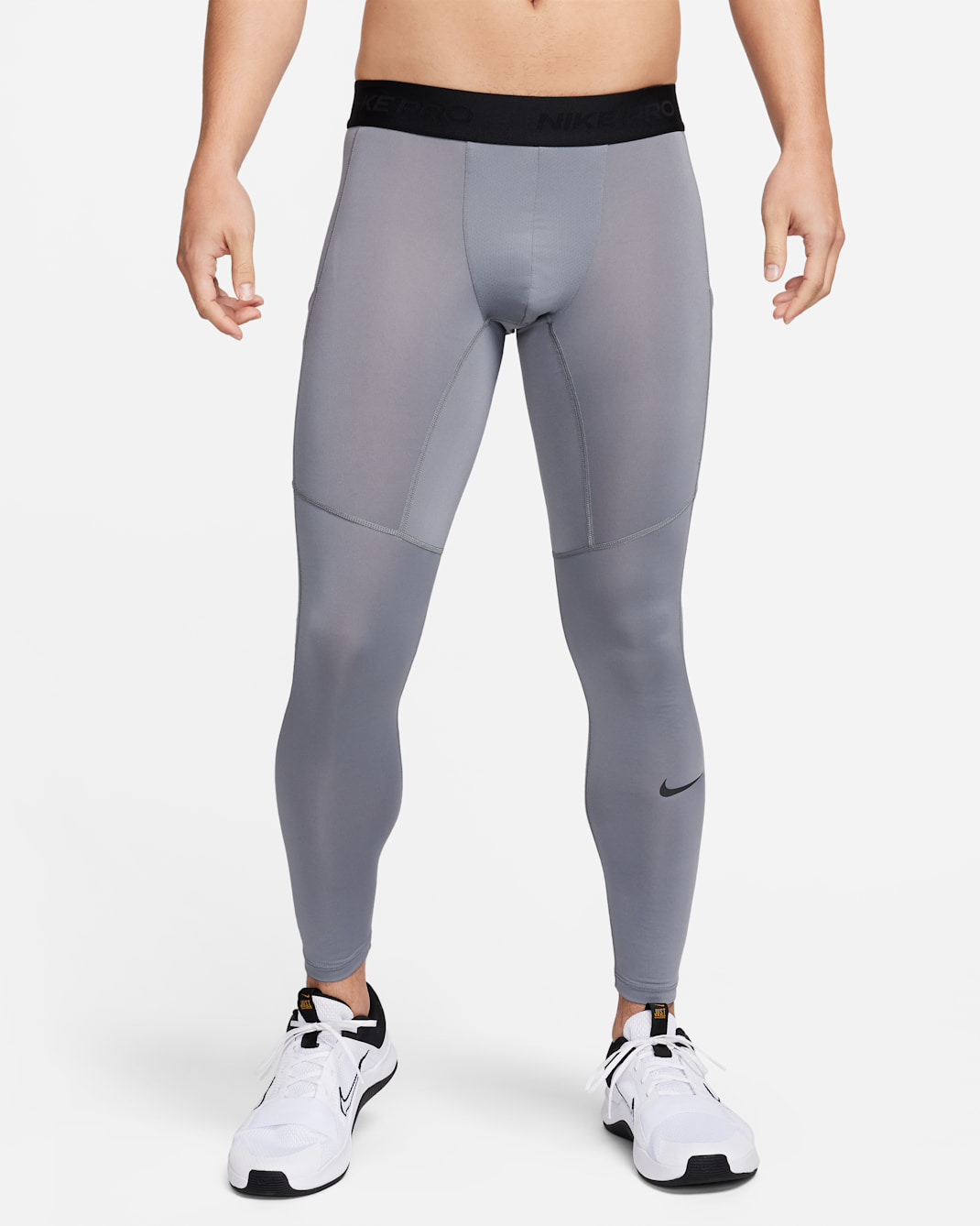 Nike Pro Men's Dri-FIT Fitness Tights - Smoke Grey/Black