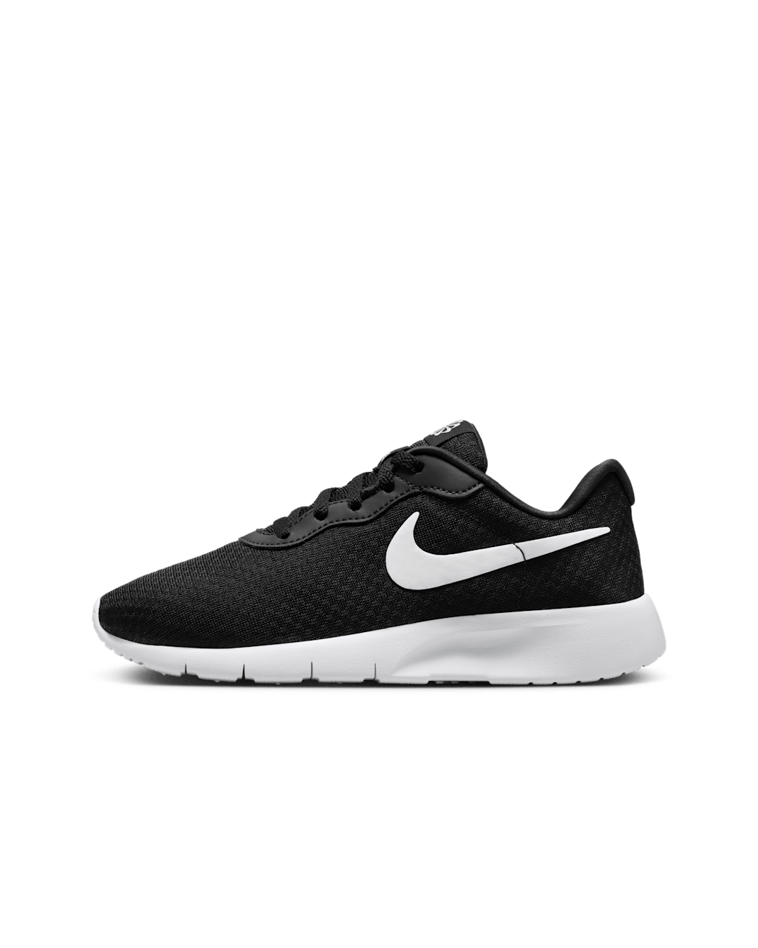 Nike Tanjun EasyOn Older Kids' Shoes - Black/White/White
