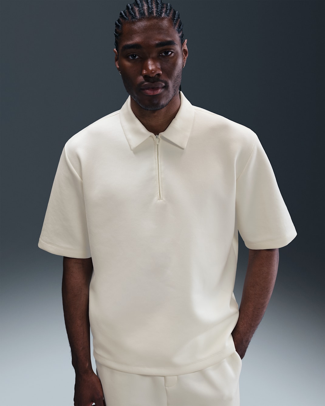 Nike 24.7 ImpossiblySoft Men's Dri-FIT Polo - Sail/Light Bone