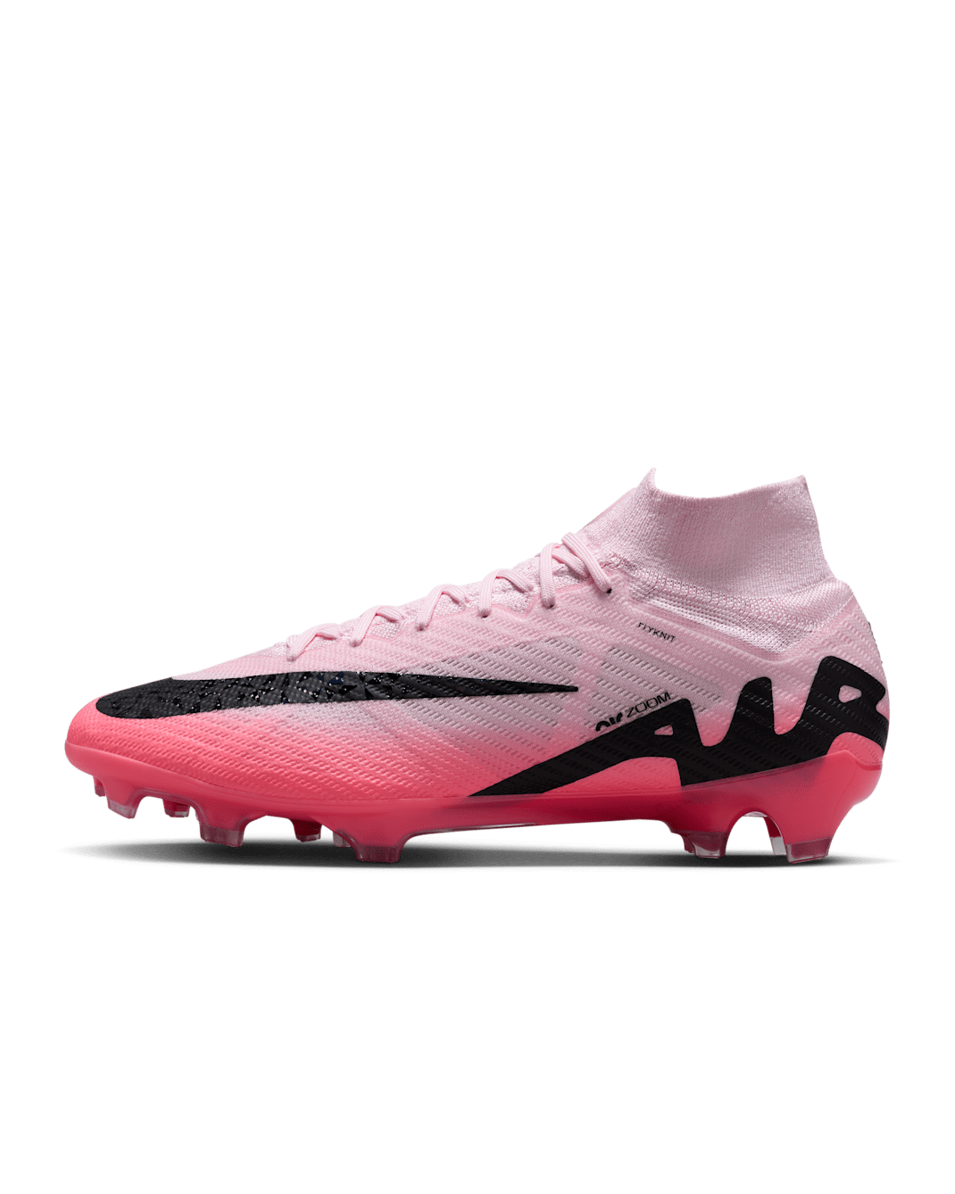 Nike Mercurial Superfly 9 Elite FG High-Top Football Boot - Pink Foam/Black