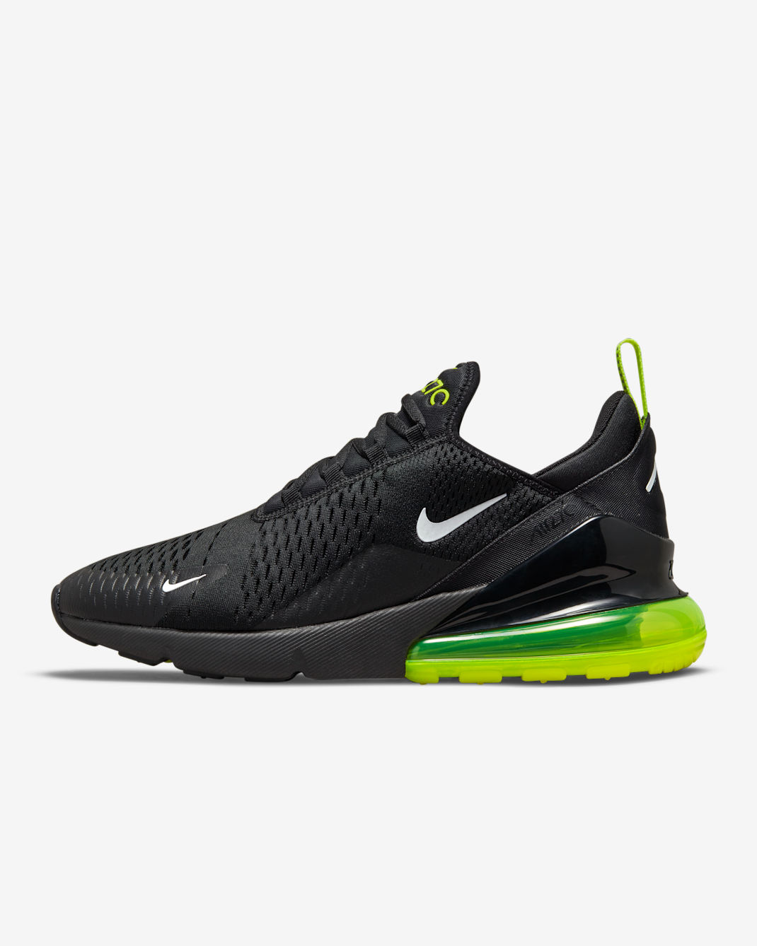Nike Air Max 270 Men's Shoes - Black/Volt/Reflect Silver/White
